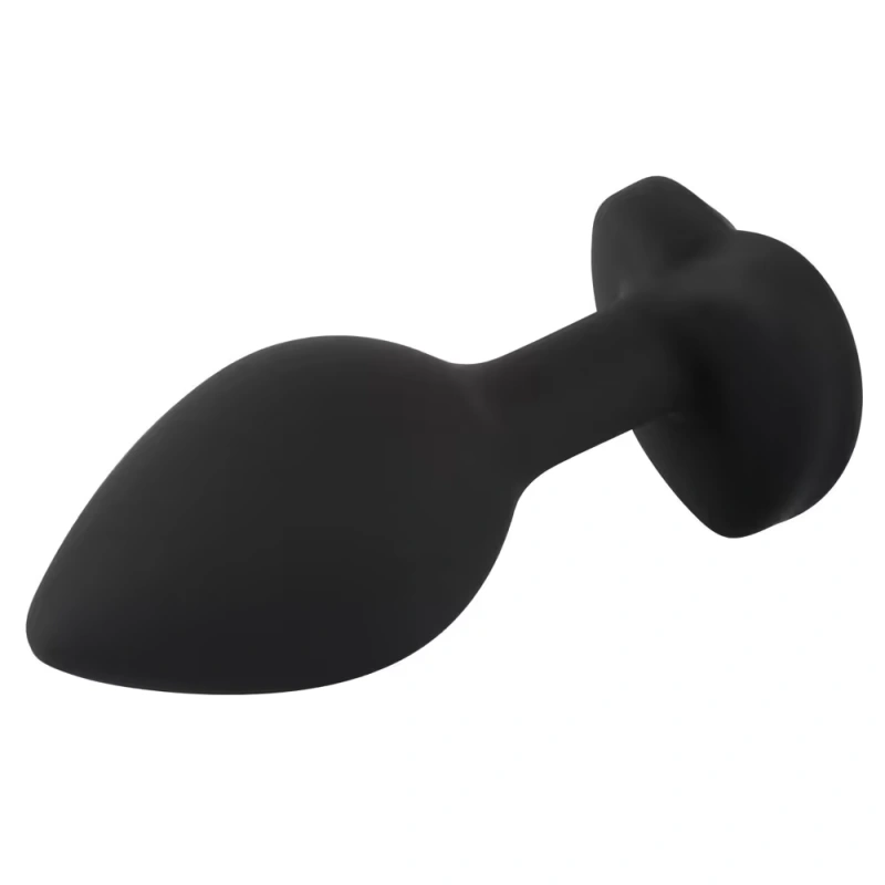 Butt Plug en silicone diamon noir