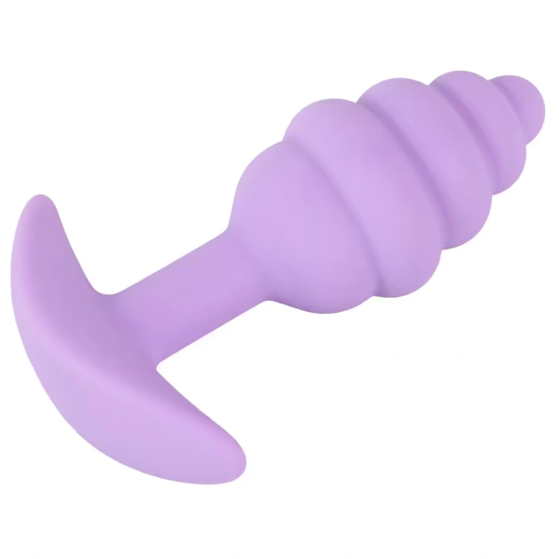 Mini Bubble Soft Anal Plug violet