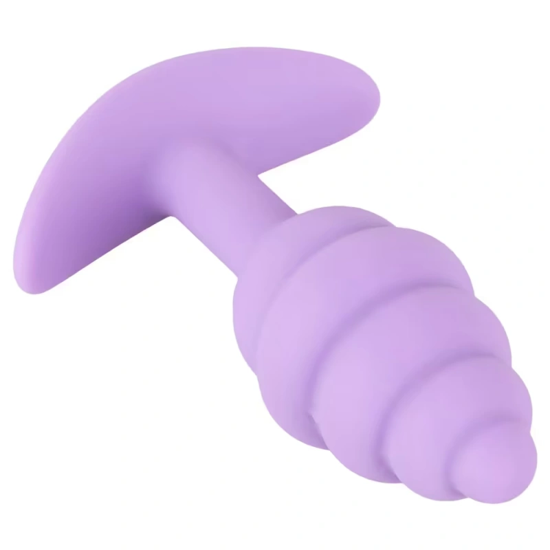Mini Bubble Soft Anal Plug violet
