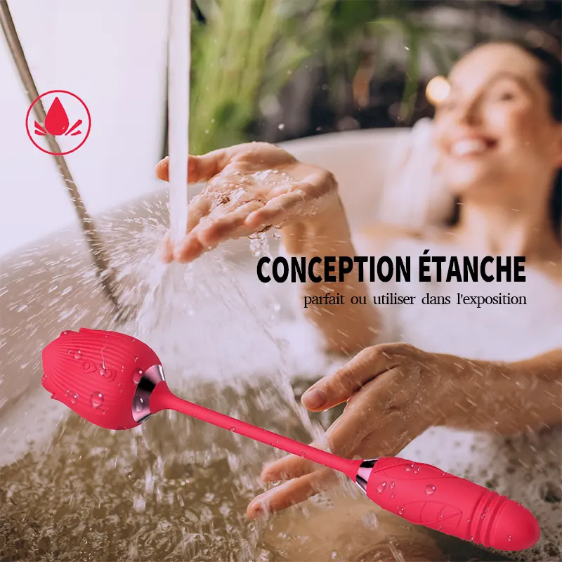 Vibromasseur Rose Toys Schub Kugel